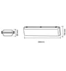 Bloc tubes LED double - IP65 / 60cm - Image 2