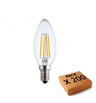 Ampoule LED Filament Bougie 4W E14 C35 - Image 3