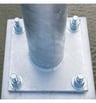 4 boulons d’ancrage colonne acier zingué 16 mm - Image 7