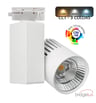 Spot LED 40W GRAZ Blanc Chip Bridgelux 3CCT - Rail Monophasé - 4400Lm / CRI +98 - Image 1