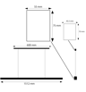 Suspension LED VISION 40W 150cm PIR 1-10V 350° - Image 2