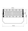 Projecteur LED Professionnel 50W MAGNUM PRO – SMD3030 Bridgelux – 180 lm/W – Angle 25° – IP65 - Image 9