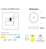 Plafonnier LED 24W OSRAM Détecteur Mouvement CCT - Image 2
