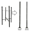 Kit 4 boulons 40 cm + gabarit 22x22 cm lampadaire - Image 4