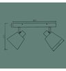 Applique Murale LED SKEI Osier 2x E14 Orientable - Image 2