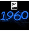 Pack ruban néon LED bleu 6mm 12V alimentation - Image 2
