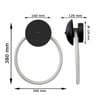 Applique Murale LED SATURNO 12W Anneau 3500K IP20 - Image 3
