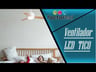 Ventilateur Plafond TICO LED 37W CCT Blanc/Pin 92cm - Image 9