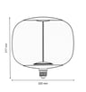 Ampoule LED filament BIG Verre Fumé 4W E27 T220 - Image 3
