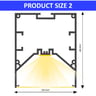 Suspension LED NEXUS LINE blanc driver Osram DALI - Image 4