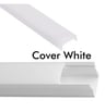 Profilé alu surface blanc/noir LED 2m - Image 4