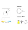 Downlight LED 12-5W Circulaire OSRAM CCT UGR17 - Image 6