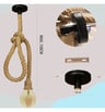 Suspension Vintage Corde Lin E27 - Image 3