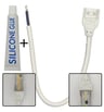 Kit Silicone + Connecteur Bandes LED COB SMD 10-12mm IP65 - Image 1