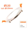 Downlight LED Slim 10W Inox OSRAM CCT - Image 2