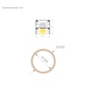Suspension LED SOLARIS circulaire 120cm 56W DALI - Image 3