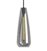 Suspension LED Filament Verre Fumé 4W Ambre - Image 1
