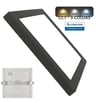 Plafonnier LED Carré Moss Noir 18W CCT Lumileds - Image 1