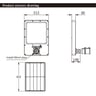 Lampadaire solaire GardenSun 240 2800lm 3CCT IP65 - Image 2