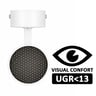 Applique LED NIZA Blanc 8W GU10 Dimmable TRIAC UGR13 - Image 8