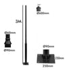 Colonne REKA noire 3-4 m finition filetage - Image 3
