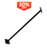 Support Noir pour Projecteur LED – Hauteur 100 cm – Fixation Robuste pour Éclairage Extérieur - Image 2