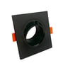 Anneau Carré Orientable GU10 LED Noir - Image 1