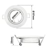 Anneau rond réglable pour ampoule dichroïque GU10 MR16 LED - Image 8