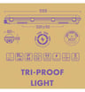 Réglette étanche LED 20W GXtronic 60cm OSRAM IP66 - Image 2