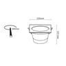 Spot LED Carré 60W 3CCT IP65 IRC92 Ø205mm - Image 18