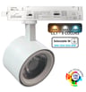 Spot LED 40W - 28W ODENSE Blanc pour Rail Monophasé - CCT / CRI+92 - UGR13 - 24º - Image 1