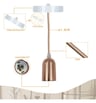 Suspension Vintage Or Rose E27 - Image 2