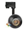 Spot LED 10W FENIX - Chrome Noir / Rail Triphasé - CRI+93 - Image 1