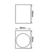 Applique Murale LED Extérieure IP65 GU10 x2 Haut Bas - Image 2