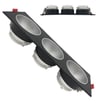 Cadre Basculant Triple GU10 MR16 Noir - Image 9