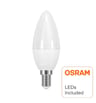 Ampoule LED Bougie 6W E14 C37 180° OSRAM DURIS E2835 - Image 6