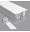 Profil aluminium blanc double lumière LED 2m - Image 1
