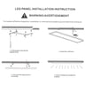 Pack 2 panneaux LED 60x60 42W GXtronic Ultra Slim 3CCT - Image 2