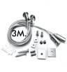 Kit suspendu universel argent câble 3m x2 - Image 2