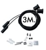 Kit suspension universel noir câble 3m pack 2 - Image 2