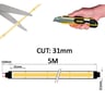 Ruban LED COB 24V 512LED/m 5m 1800lm 15W/m CRI90 IP20 - Image 2