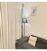 Lampadaire Sur Pied Abat-jour Tissé E27 Base Marbre - Image 8