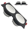 Cadre Basculant Double GU10 MR16 Noir - Image 4