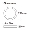 Plafonnier LED Circulaire 24W CCT UGR19 IRC92 - Image 5