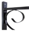 Support mural et colonne modèle Forja 60cm Noir brillant - Image 4