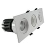 Encastré LED Triple 45W Orientable Blanc CRI92 UGR13 - Image 1