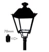 Support de couplage pour Réverbère LED 70mm - Image 3