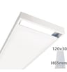 Kit montage surface panneau LED 120x30 H65mm - Image 1