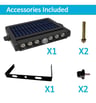 Projecteur Solaire LED orientable - 5W Chip -Capteur de mouvement - 4000K - Image 15