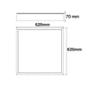 Kit de Montage en Surface pour Panneau LED 60x60 / H65mm - Image 2